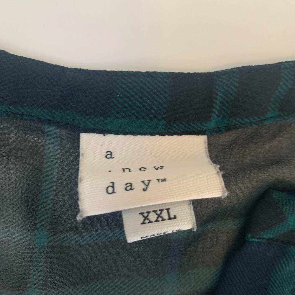 A New Day Plaid Blouse - Picture 3 of 3